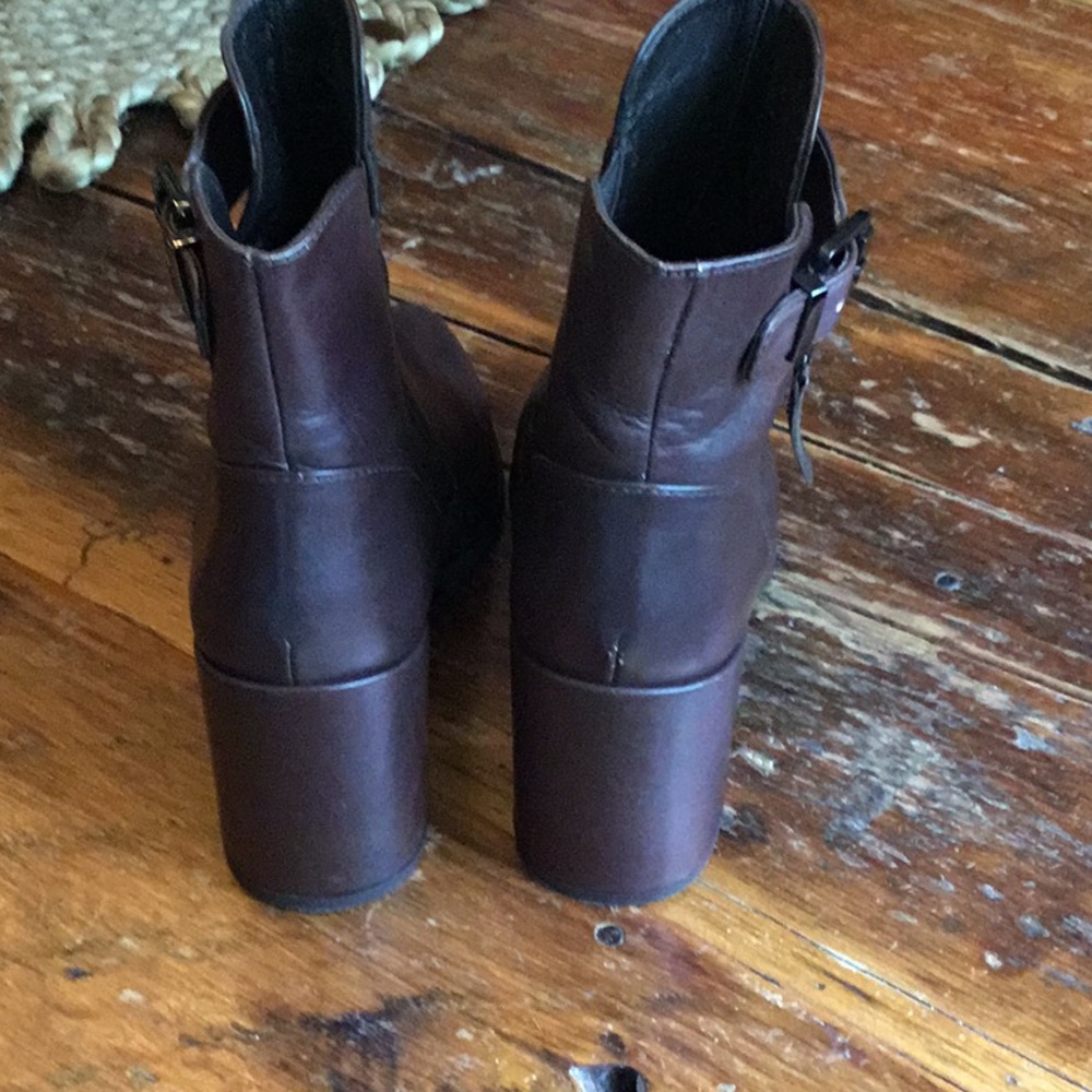 Stuart Weitzman Brown Pointed Toe Boots - image 6